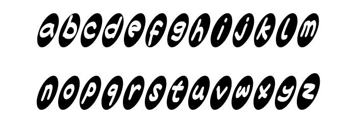 ovalium starmind Font Litere mici