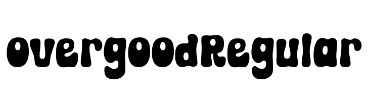 over good Regular  font caratteri gratis