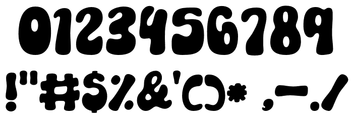 over good Regular Font OTHER CHARS