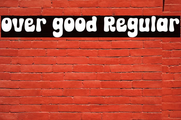 over good Regular Example 3