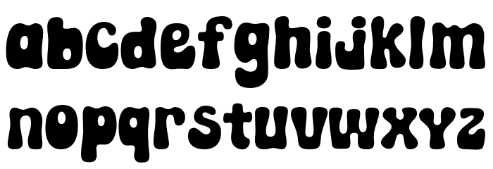 over good Regular Font LOWERCASE