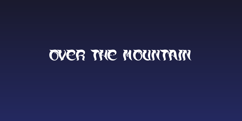 over the mountain Social Header