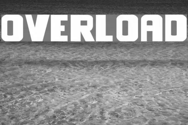 overload Font examples