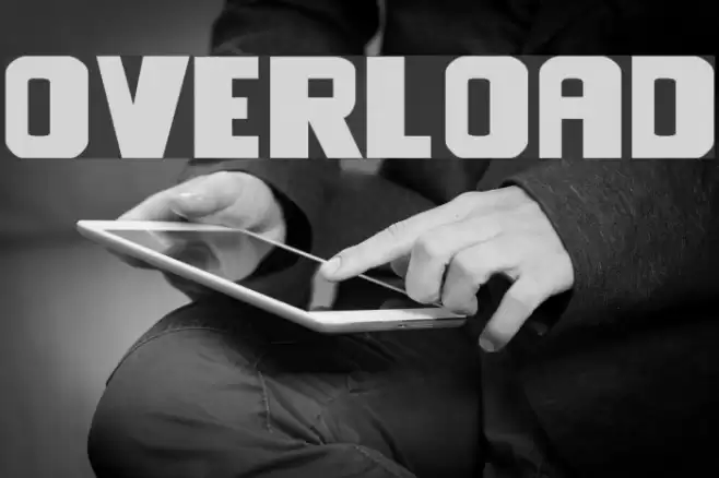 overload Font examples