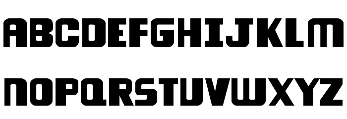 overload Font LOWERCASE