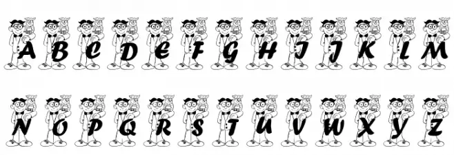 OWLFRI_KG 字体 大写