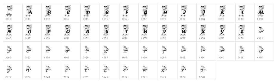 OWLFRI_KG Character Map