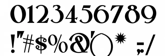 Owah Tagu Siam NF Font OTHER CHARS