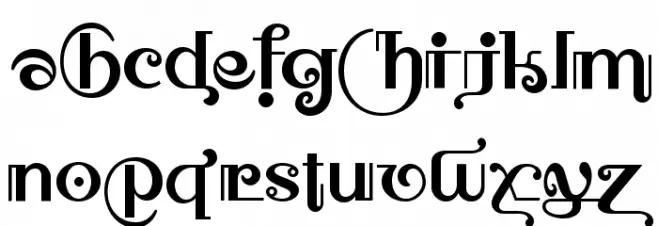 Owah Tagu Siam NF 字体 大写