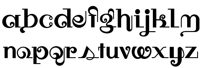 Owah Tagu Siam NF Font LOWERCASE