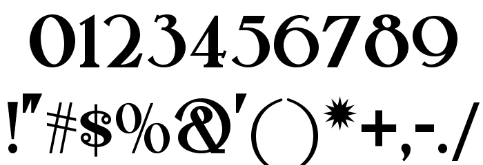 OwahTaguSiamNF Font OTHER CHARS
