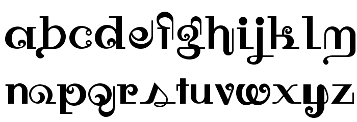 OwahTaguSiamNF Font LOWERCASE