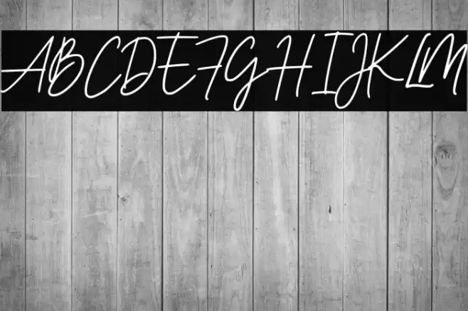 Owbeirak Script Demo Version Font examples