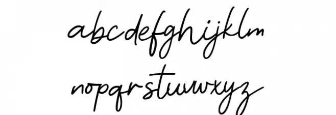 Owbeirak Script Demo Version फ़ॉन्ट लोअरकेस