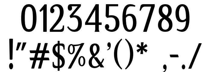 Owbeirak Serif Demo Version Font OTHER CHARS