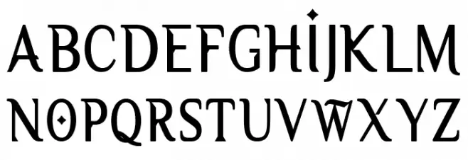 Owbeirak Serif Demo Version Caratteri MAIUSCOLE