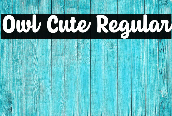 Owl Cute Regular Example 2