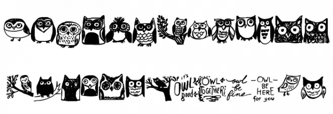 Owlmazing フォント 大文字
