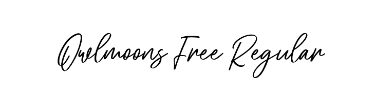 Owlmoons Free Regular  Free Fonts Download