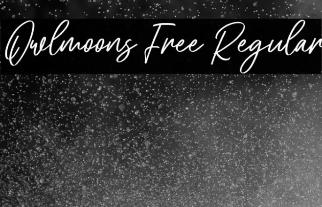 Owlmoons Free Regular Caratteri examples