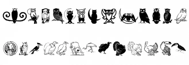 OwlsAndMore 字体 大写