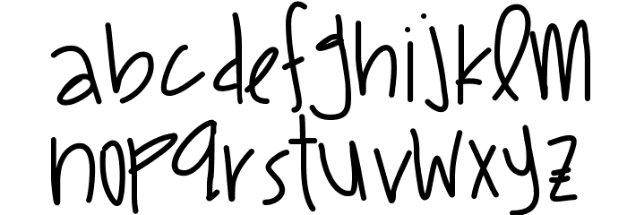 OwnThatShhhh Font LOWERCASE