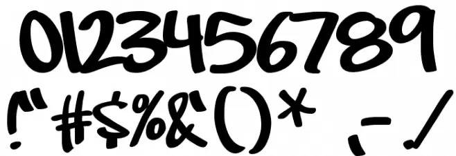 Owned-Regular Font OTHER CHARS