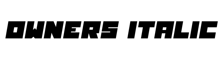 Owners Italic  لخطوط تنزيل