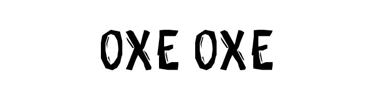 OXE OXE  フリーフォントのダウンロード