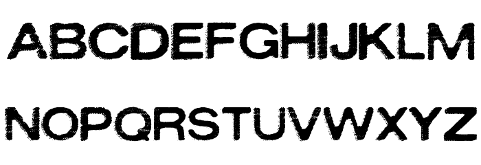 OXIDISASTER Font LOWERCASE