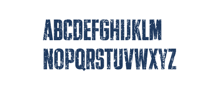 OXIDO Eroded Uppercase