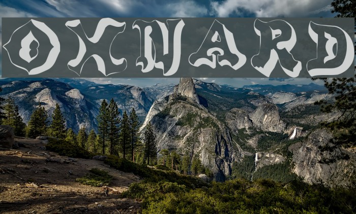 OxNard Font examples