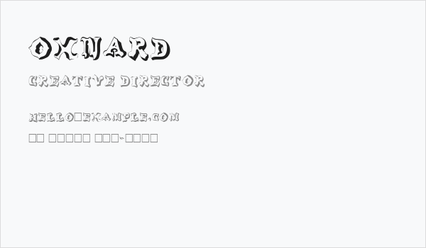 OxNard Business Card