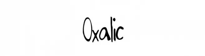Oxalic  Fuentes Gratis Descargar