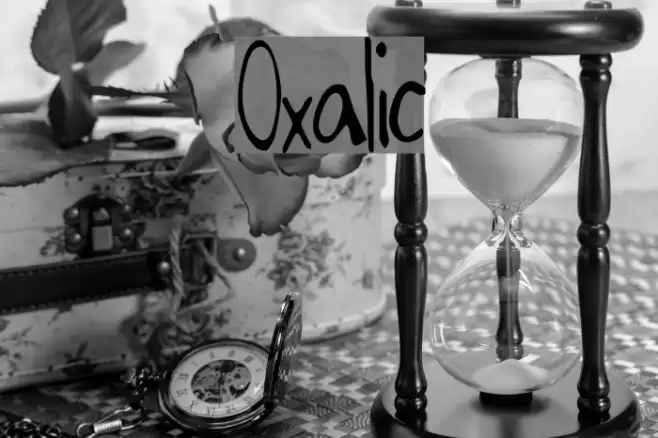 Oxalic Font examples