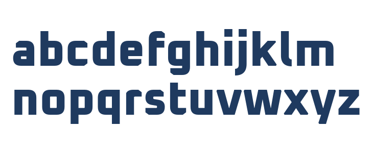 Oxanium ExtraBold Lowercase