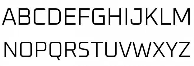 Oxanium Light Шрифта ВЕРХНИЙ