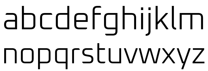 Oxanium Light Font LOWERCASE