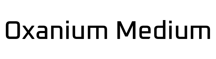 Oxanium Medium  Fuentes Gratis Descargar