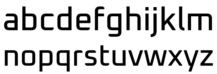 Oxanium Medium Font LOWERCASE