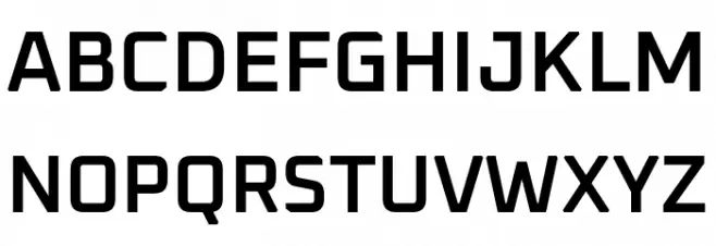 Oxanium SemiBold Schriftart Groß