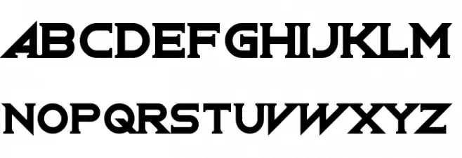 Oxen Crossbow Schriftart Groß