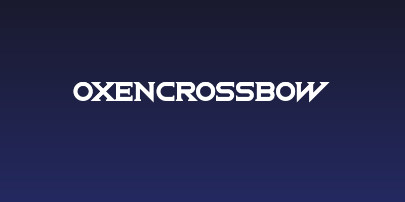 OxenCrossbow Social Header
