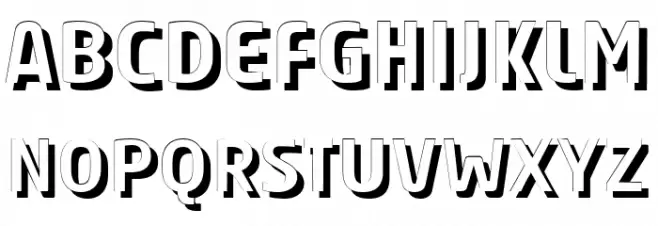 Oxford Hollow Regular Шрифта ВЕРХНИЙ