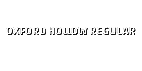 Oxford Hollow Regular Logo