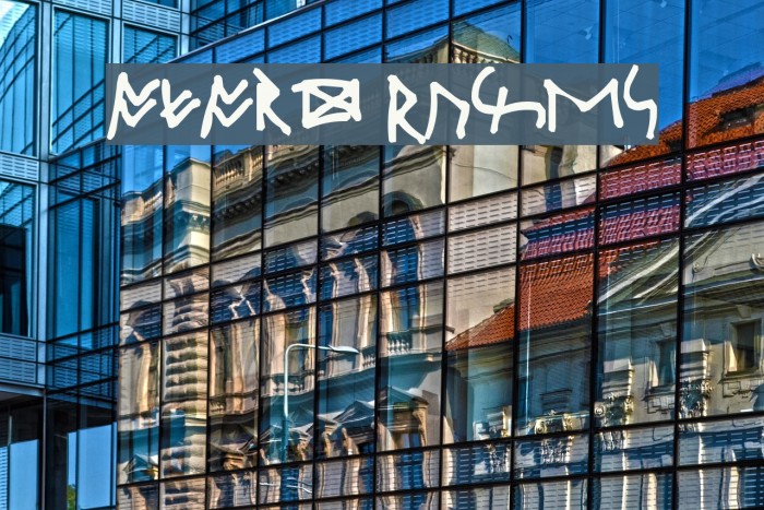 Oxford Runes Font examples