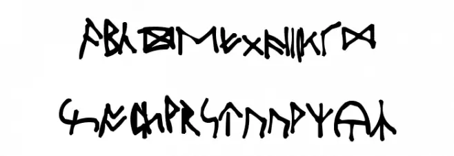 Oxford Runes Fuentes MINÚSCULAS