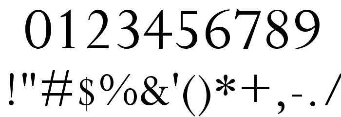 Oxford Font OTHER CHARS