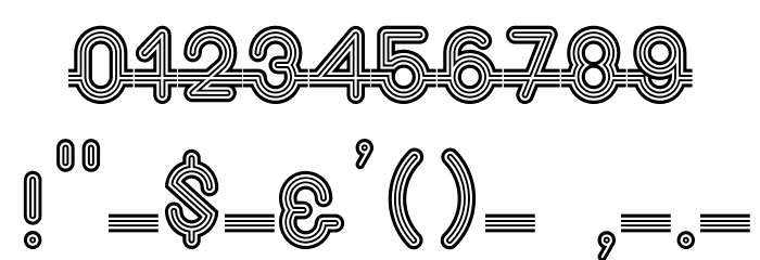OxfordCP Font OTHER CHARS