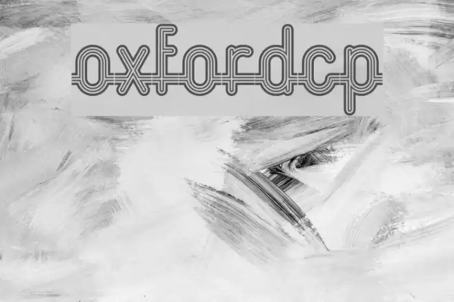 OxfordCP Font examples